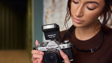 A flashgun.